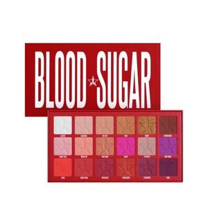 Jeffree Star Blood Sugar Eyeshadow Artistry Palette with metal clasp closure NEW